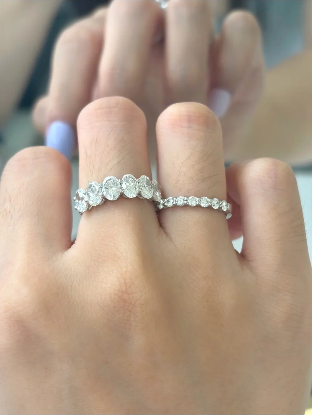 Lab Grown Diamond Eternity Band
